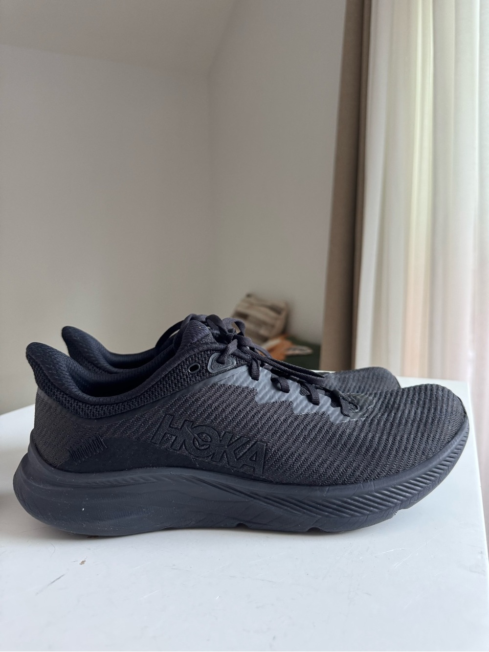 HOKA Solimar Men’s Running Shoes Black Size 11